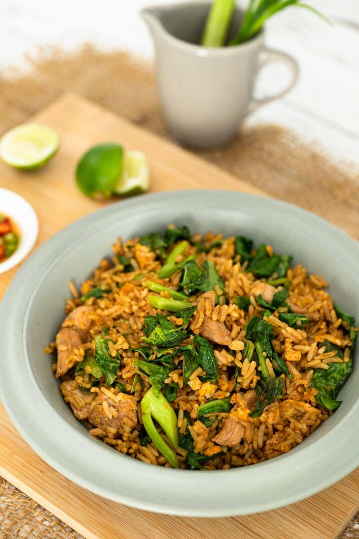 Khao Rice Thai Pork Fried Rice | Khao Pad Moo | ข้าวผัดหมู | Khao Pad Moo ...